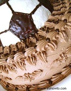 Tarta de chocolate para el novio 