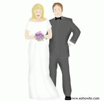 Clipart gratis de novias y novios 