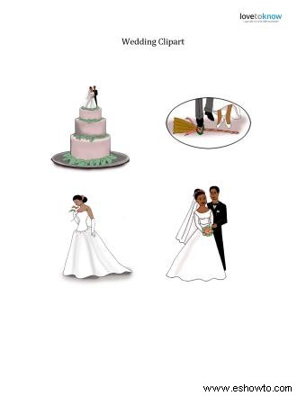 30 bonitas imágenes prediseñadas de boda para descargar gratis