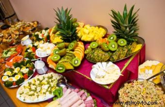 Menús gratuitos para banquetes de bodas