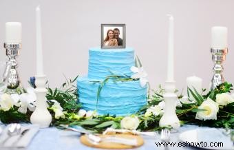 Ideas para la decoración del pastel de bodas interraciales para parejas