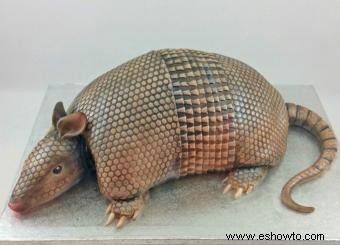 Pastel de novio armadillo