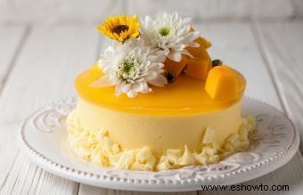 Pasteles de boda con tarta de queso