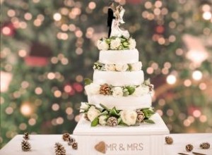 Adornos Navideños para Pasteles de Boda: Ideas Elegantes y Festivas para Parejas