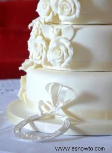 Pasteles de boda de estilo campestre occidental