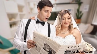 Anuncios de boda en el periódico