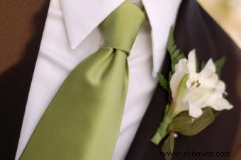 Ideas para bodas usando el color verde