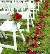 Decoraciones para una boda en el jardín