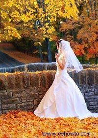 Boda temática de otoño