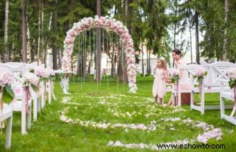 Cómo decorar un parque para una boda