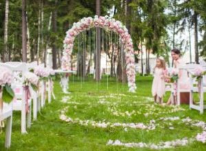 Cómo decorar un parque para una boda