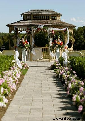 Cómo decorar un parque para una boda