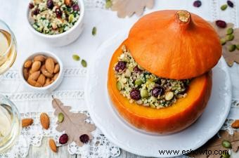 Decoraciones de boda de calabaza