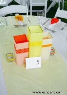 Centros de mesa para bodas de primavera