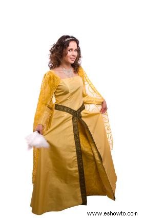 Vestido de novia medieval