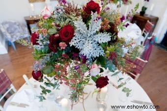 Flores de boda de invierno