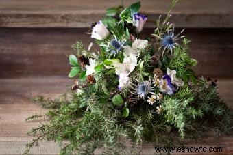 Flores de boda de invierno