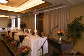 Mesa de fiesta de bodas