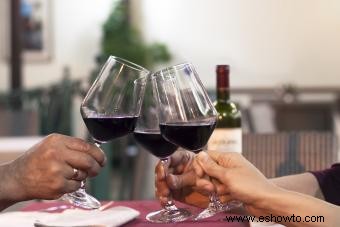 Características de los principales vinos tintos secos