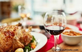 Los mejores tipos de vino perfectos para maridar con pavo