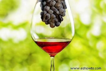 Tablas de carbohidratos para 17 tipos de vino