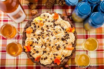 Postre sencillo y maridaje de vinos con gráfico