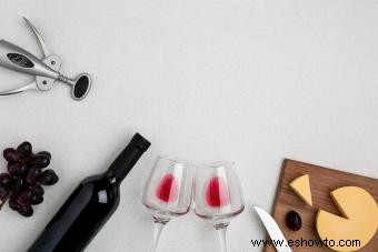 Tablas de maridaje de comidas y vinos