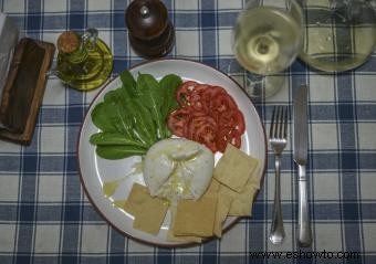 Guía de maridaje de queso y vino con gráfico 