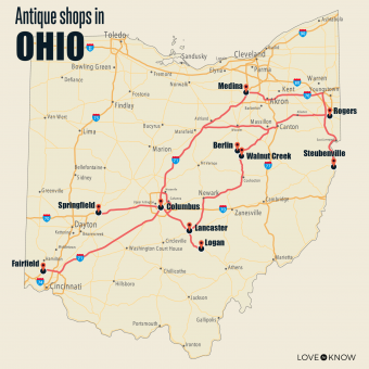 11 centros comerciales y tiendas de antigüedades de Ohio que vale la pena visitar