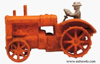 Tractores de juguete antiguos y antiguos