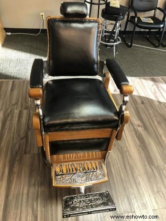 Tipos y valores de sillas de barbero antiguas