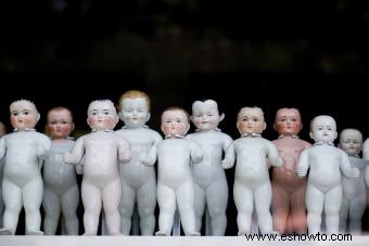 Guía de muñecas antiguas con cabezas de porcelana