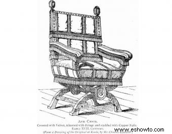 Identificación de estilos de sillas antiguas con imágenes