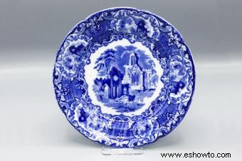 Transferware azul y blanco antiguo:consejos para coleccionar