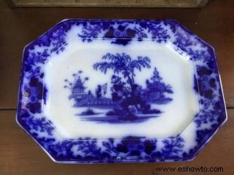 Flow Blue Antique China:precios y patrones