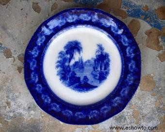 Flow Blue Antique China:precios y patrones