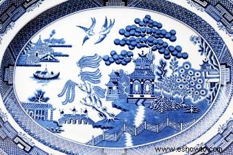 La historia de Blue Willow China:historia, patrón y valor