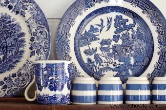 La historia de Blue Willow China:historia, patrón y valor