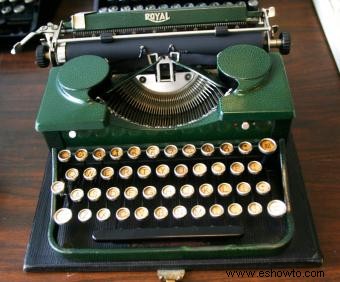 Valor de Royal Typewriter por modelo y otros factores clave