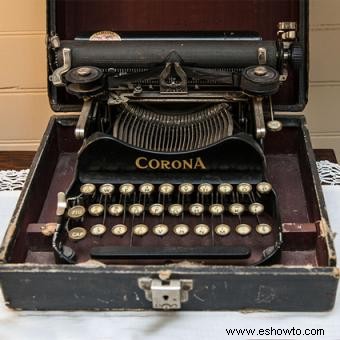 Valores de máquinas de escribir antiguas y mejores marcas