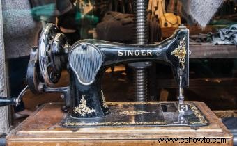 Valor de máquina de coser Singer antigua