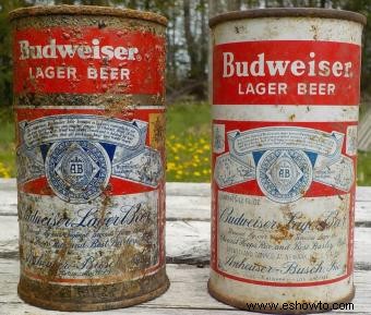 Cómo se determinan los valores de las latas de cerveza antiguas 