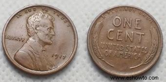 ¿Es raro un centavo de 1917? Hechos y Valores 