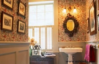 Ideas de decoración de baño antiguas (de lindas a rústicas)