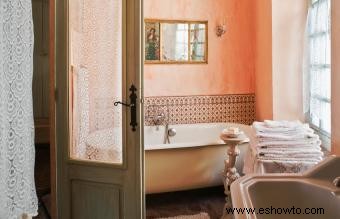 Ideas de decoración de baño antiguas (de lindas a rústicas)