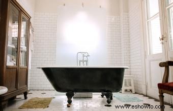 Ideas de decoración de baño antiguas (de lindas a rústicas)