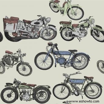 Arte de motocicletas antiguas:diseños icónicos e intrépidos