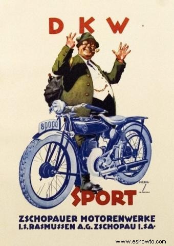 Arte de motocicletas antiguas:diseños icónicos e intrépidos