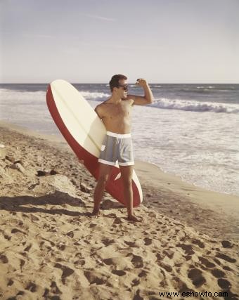 Arte surfero vintage para un estilo inspirado en la playa