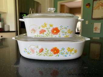 Patrones y valores antiguos de CorningWare 